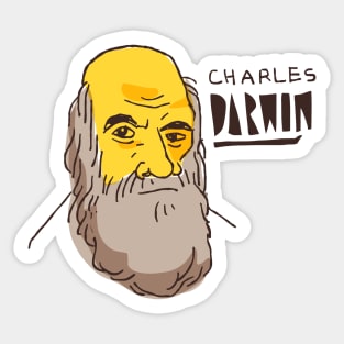 Charles Darwin Sticker